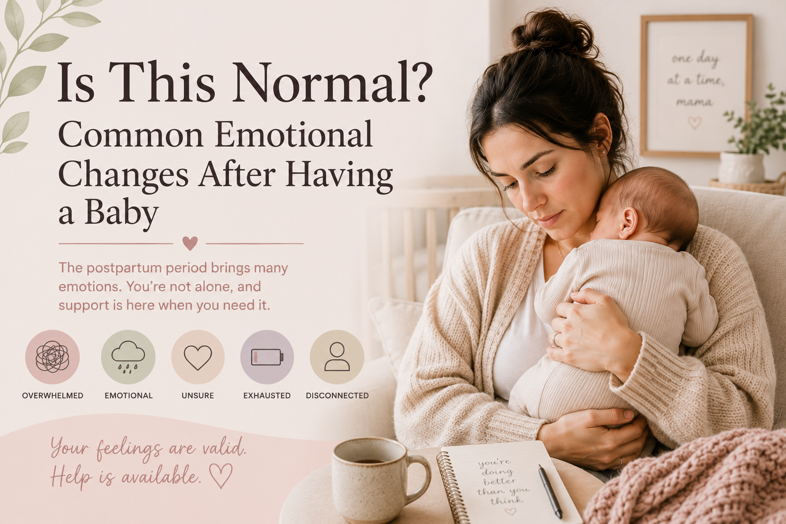 Is This Normal? Common Emotional Changes After Having a Baby